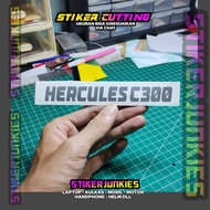 HERCULES C300 STICKER CUTTING STICKER