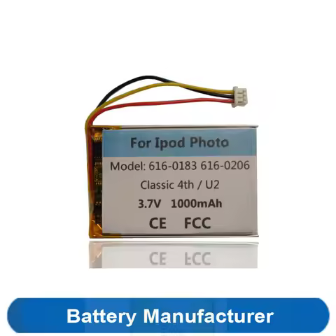 Original 1000mAh 616-0183 616-0206 Battery For Apple Ipod Photo U2 A1059 Classic 4th 4 PE435A Gen A1