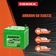 Amaron Go 55D23L 100% NEW ESTIMA ALPHARD EXORA Car Battery Bateri Kereta