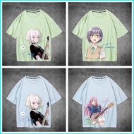 star3 BanG Dream Its MyGO Cosplay cloth 3D summer T-shirt Anime Short Sleeve Top