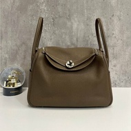 Hermes Lindy 26 大象灰 銀釦 D刻TC皮 99新