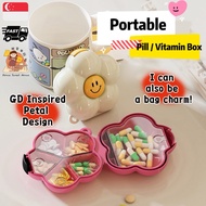 [SG] Portable Medicine Pill Case Box 7 Days AM PM Weekly Travel Pillbox