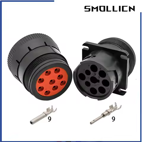 1 Set Deutsch 9 Pin Waterproof Auto Connector Diagnosctic Tool Circular Plug HD16-9-1939P HD16-9-193