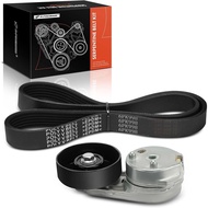 A-Premium Engine Serpentine Belt Drive Kit Compatible with Ford F-250 Super Duty, F-350 Super Duty, 