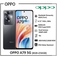 LazMall[New Arrival] OPPO A79 5G | 8GB RAM + 256GB ROM | 6.72 FHD+ Sunlight Display | 33W SUPERVOOC 