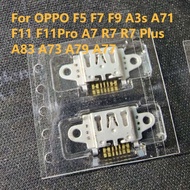 2pcs For OPPO F5 F7 F9 A3s A71 F11 F11Pro A7 R7 R7 Plus A83 A73 A79 A77 Charger Charging Pin Port Co
