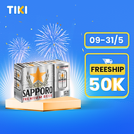 Bia Sapporo Premium - Thùng 24 lon 330ml