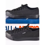 KASUT ALL AMERICA /SCHOOL SHOES ALL BLACK READY STOCK
