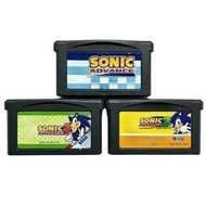 English Sonic Sonic Sonic 1/2/3 GBA Card Game Chip Memory Card Suitable for NDS NDSL