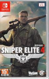 二手商品Switch遊戲 NS 狙擊精英 4 狙擊之神 4 Sniper Elite 4 中文版【板橋魔力】