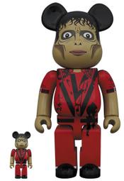 【一木家玩具】現貨 Michael Jackson Zombie 麥可 傑克森 Be@rbrick 400%+100%