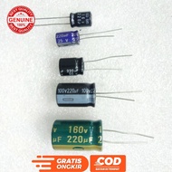 ELKO ELCO CAPACITOR 220 UF 16 25 50 100 VOLT