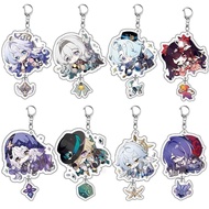 Honkai Star Rail Robin Aventurine Firefly Acheron Black Swan keychain mica acrylic anime keychain be