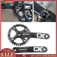[Gedon] Road Bike Crankset Aluminum Alloy Crankset Bike Accessories for BMX Road Equipment