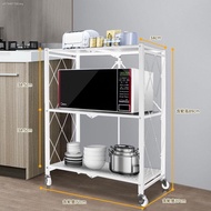 3Tier/4Tier/5Tier Multipurpose Multilayer Folding Rack / Heavy Duty Metal Rack Shelf Kitchen Home Of