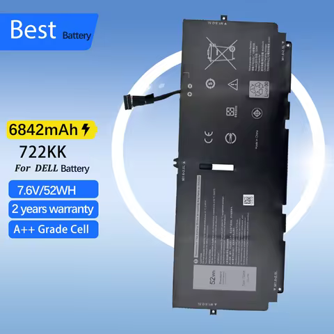 722KK Laptop Battery For DELL XPS 13 9300 9310 9380 Series P117G P117G001 P117G002 2XXFW WN0N0 FP86V