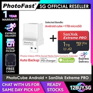 PhotoFast PhotoCube Android and SanDisk Extreme PRO microSD Card Bundle 12BUY.SG