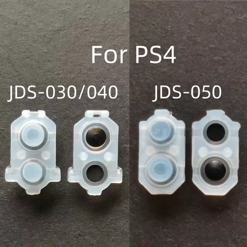 100pc For PS4 Conductive Rubber JDS 050 040 030 001 011 L1 R1 L2 R2 Silicon Button Pads For Sony Pla