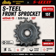 S-TEEL 4053K Front Sprocket 520 Pitch 14T for Honda CB250R CBR250R CRF250L CB300F CBR300R