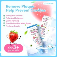 Scoban Toothpaste Kids Scoban Cavity Proof Toothpaste For Kids 3+umur (Sweet Strawberry )With Fluori