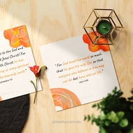 Loved, Worthy, Blessed A Bible Verse Card Set  / 11 Bible Verse Card about Blessing / Digital Greeti