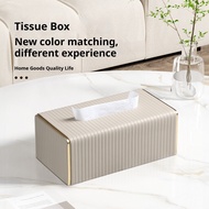 Leather Tissue Box, High-end Napkin/Paper Towel Holder for Living Room, Suitable for Hotels, Offices
