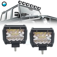 2 pcs LED Work Light 4 inch Combo Light for SUV Truck Boat 12V 24V Jeep ATV 12V 24V Waterproof Automobile Universal.