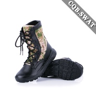 Combat Boots CQB.SWAT Canvas Lightweight Combat Boots Shock Absorbing High Top Outdoor Tactical Boots Mountaineering Boots