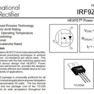 IRF9Z34N MOSFET P-CH 55V-12A
