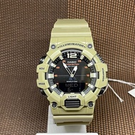 Casio HDC-700-3A3 Telememo World time Analog Digital Green Men's Sport Watch