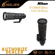 Nikon  AF-S NIKKOR 500mm f/4E FL ED VR Lens (Nikon Malaysia Warranty)