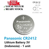 Panasonic CR2412 Lithium Battery 3V (Indonesia) - 1unit