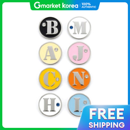 New Initial Golf Ball Marker Hat Clip Set