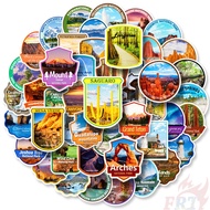 ❉ National Park Stickers ❉ 60Pcs/Set Outdoor DIY Fashion Waterproof Decals Doodle Stickers