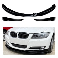 AMP-Z E90 Front Bumper Lip Splitter and side Flags for BMW 3 Series E90 E91 320i 2009-2012 Accessories Car Styling