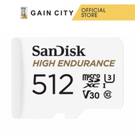 Sandisk High Endurance Microsd Card 512gb | Dash Cam | Ipcam | Cctv | Sdsqqnr-512g-gn6ia