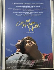 Call Me by Your Name 《以你的名字呼喚我》電影海報 movie poster