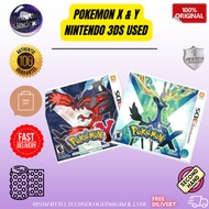 USED ENG NINTENDO POKEMON X & Y USED GAMES | 2DS / 3DS / 3DS XL | 1 MONTH WARRANTY