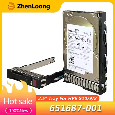 NEW 651687-001 for HP 2.5 Inch HDD Tray DL388 DL380 DL360 G10 G9 G8 Gen10 Gen9 Gen8 SAS SATA Hard Dr