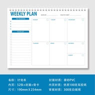 52 sheets Weekly planner Motivational Notepad Tasks Planning notepad Wide Top priorities To-do plann