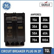 GE Circuit Breaker Plug In 2 Pole TQC - 40A Amps Amperes Panel Box Panel Board Plug-In General Elect