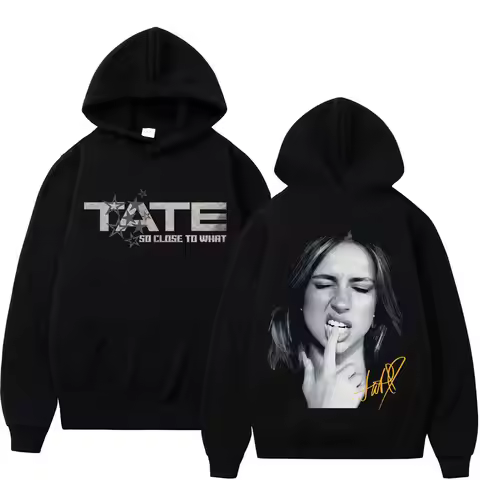 Tate Mcrae Album So Close To What Miss Possessive 2025 World Tour Hoodies Winter Oversized Harajuku 