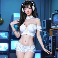 沐瑶 150cm Sex Doll Realistic Sexy Entity Love Doll Sex Toys for Men，Life-Size Sex Doll