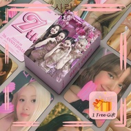 55pcs BP《7TH ANNIVERSARY - PINK FLAVOR》Pink Group LOMO Set Card Set Collection Kpop Rose Jennie Lisa