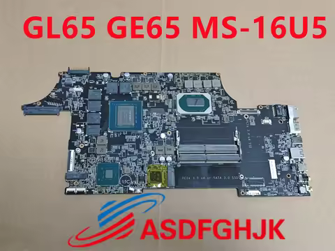 MS-16U51 Motherboard for MSI GL65 GE65 MS-16U5 Laptop Motherboard with CPU i5-9300H i7-9750H GPU RTX