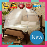 100% Original - Polyester Folding Mosquito Net, Single door Portable Net for Indoor and Outdoor / Mo