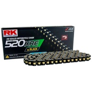 [RK-520XRE-ED.BLACK Black Gold Chain] REBEL 500 Dedicated 120 Mesh RK Chain (MADE IN JAPAN)