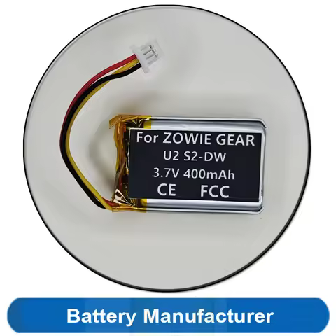 400mAh Li-Polymer FT602030P Battery For ZOWIE GEAR U2 S2-DW EC2-CW Wireless Game Mouse
