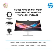 HP Series 7 Pro 34 inch WQHD Conferencing Monitor (3440 x 1440/ IPS/ DP/ HDMI/ Type-C/ Type-A) - 734