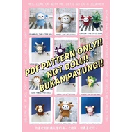 [PDF PATTERN ONLY] Cute Star Doll 12 Stars Symbol Zodiac Icon Amigurumi Crochet